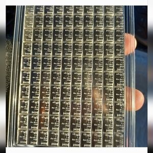 100x 1g Valcambi Suisse Combibar 100 Gram .999 Fine Silver Bar NEW In Assay Card